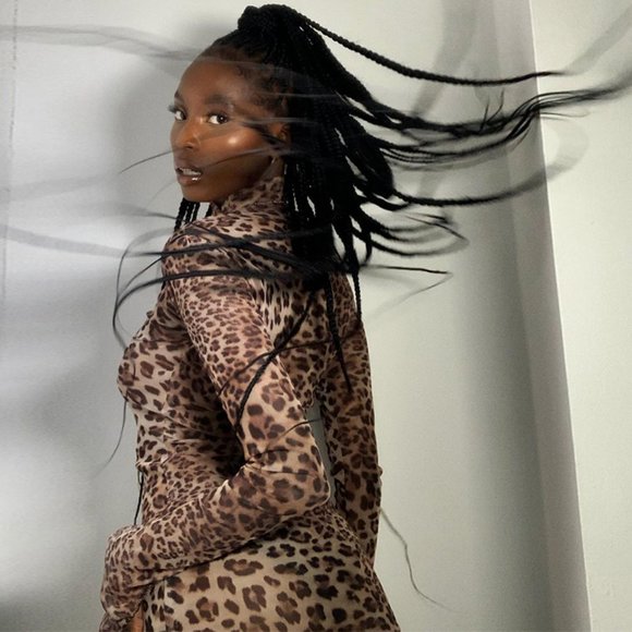 MINI CHEETAH DRESS - Picture 5 of 7